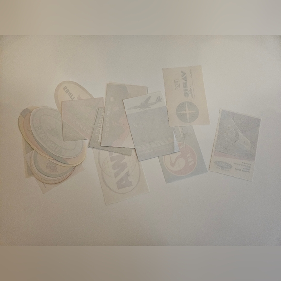 Airline Luggage Decals Original Antique x 40 - Picture 11 of 11